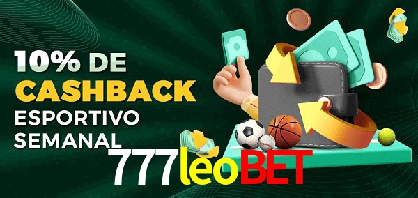 10% de bônus de cashback na 777leobet
